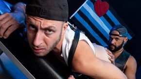 He gets his ass licked before getting his hole stretched out