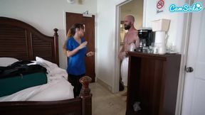 Busty Dirty Maid Fucks Hotel Guest For Extra Tip