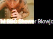FTM BBC Shower Blowjob POV Eye Contact