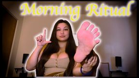 Morning Ritual - Foot Worship!