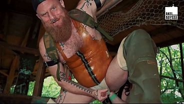 Axel Abysse And Fellball Take Turns Fisting Deep Into Each Others Wide Asses