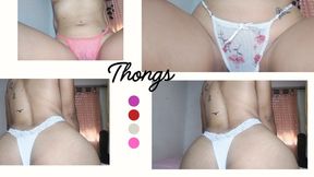 masturbating with my thong on