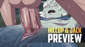 Fucking Your Extremely Vocal Mermaid Boyfriend Hiccup &amp; Jack Frost Animation (preview)