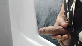 Masturbating in toilet