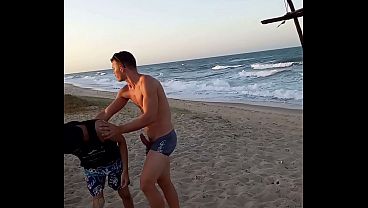 METI COM AREIA E TUDO NO MLK NA PRAIA