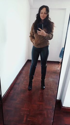 Leather Pants and Stilettos
