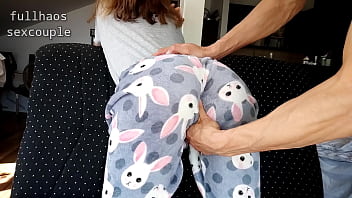 Jerking Pussy and Spanking girls Ass After