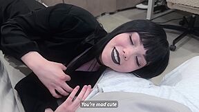 Stunning Busty Goth Teen Tight Ass Fucked Hard