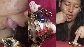 Tiny Man Punishment – Chained and Covered in Drool