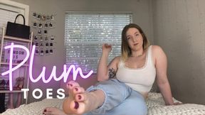 Plum toes