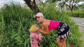 Street fire hydrant fuck
