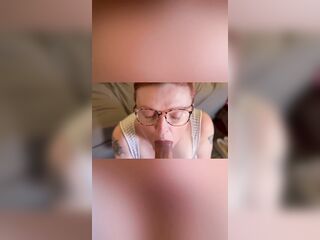Redhead stepmom sucks step sons Monster Dick