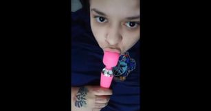 Clit orgasm with my hitachi toy