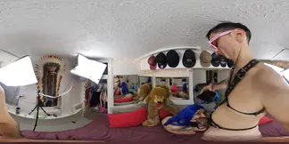 Maniac blonde girl best night scene