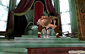 D anime shemale ghetto princess riding dick