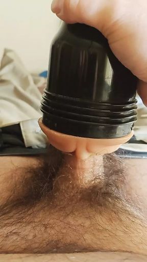Playing with my toy