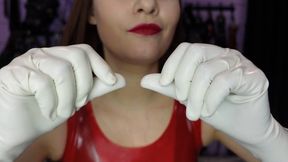 White latex gloves sounds (mov)