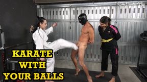MISTRESS NYX & DULA - KARATE WITH YOUR BALLS