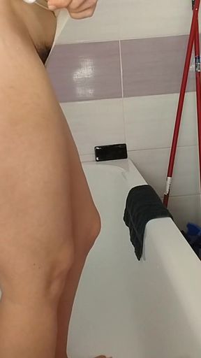 Memorable moment from &quot;Sexy amateur wife shaving her hairy pussy. Hairy pussy wife, big ass, big tits&quot;