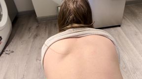 He fucked his wife on the yoga mat