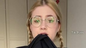 Video sent by @chloechka @Boob Drop and #Glasses Porn #Natural Big Tits #Solo #Curvy & Thick porno adult hd | Tik.Porn