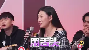 Asian chick taunts in study room before getting banged