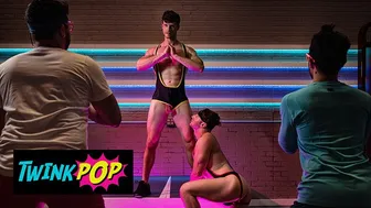 Michael Boston Gets Bareback Fucked by Finn Harding in Steamy Gym Workout