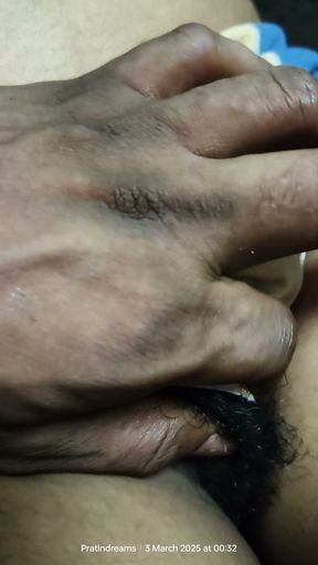 Kerala wife pissing closeup .dark nipple   Clip 1