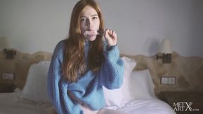 Russian Carroty teen 18+ Masturbating With Gla - Jia Lissa