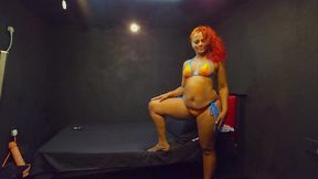 lumenus orange & blue bikini try on with husband nilmini sheron & dushantha don