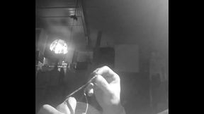 me enjoying my shock therapy toy and sounding myself