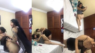 My best friend made me cum dancing and fingering myself