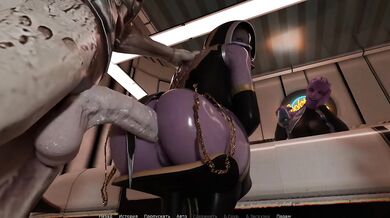 Monster cock wrecks two virgins in 3D hentai double penetration