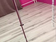 Cumshot on mirror after workout