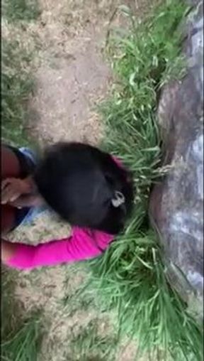 Adventurous Outdoor Encounter in the Park with a Daring Outfit - Tani Girl's Thrilling Experience!