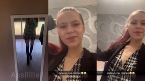 petite video avant de sortir en boite avec mes copines