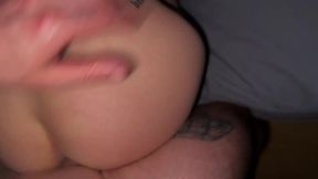 Slutty stranger rides cock in lift