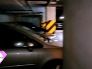 We almost got caught while fuking in a public garage.