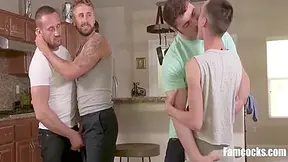 Gay Old Man And Stepsons Gangbang