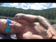 Outdoor trail and by the lake