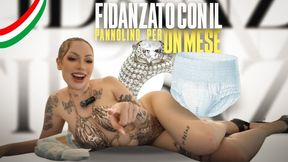 Fidanzato con il pannolino per un mese ITA