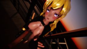 RWBY - Yang Sunset Standing Handjob (A XXX Parody)