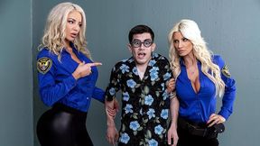 Hotter Than Ever! Fucking His Way Into the U.S.A with XXX Starlets Brittany Andrews and Nicolette Shea - Brazzers Exxtra HD!