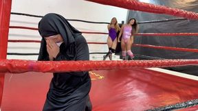 The Punishing Nun: Jade’s Holy Retribution vs Sheeva & Leah (2 vs 1 Wrestling Drama)