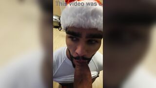 SMASHING SANTA CLAUS IN THE MALL DOUCHE