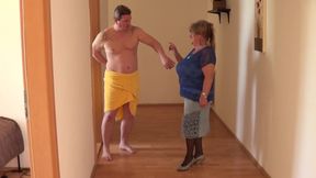 Bbw gets facked and facialized by a lucky guy