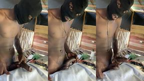 jerking out a cumload in my dirty dusty place just before cleaning up,got so horny watching your video online