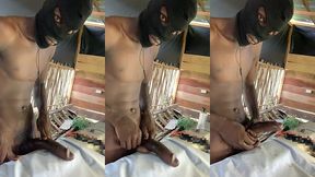 jerking out a cumload in my dirty dusty place just before cleaning up,got so horny watching your video online