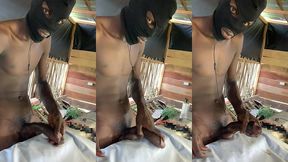 jerking out a cumload in my dirty dusty place just before cleaning up,got so horny watching your video online