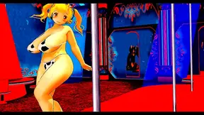 Chubby Anime Babe Dances Seductive Burlesque for Your Pleasure